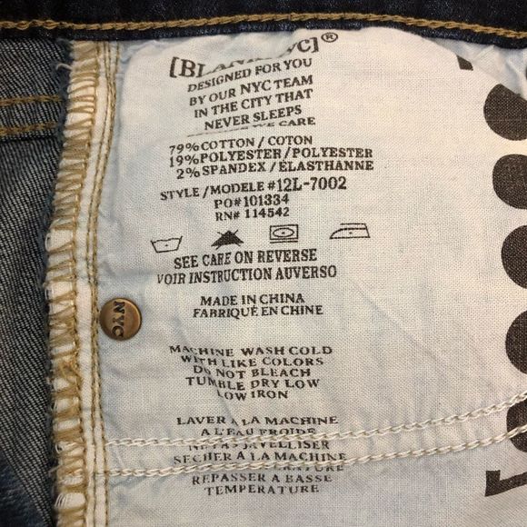 BlankNYC Crybaby Dark Denim High Rise Skinny Jeans size 30 - Picture 11 of 12